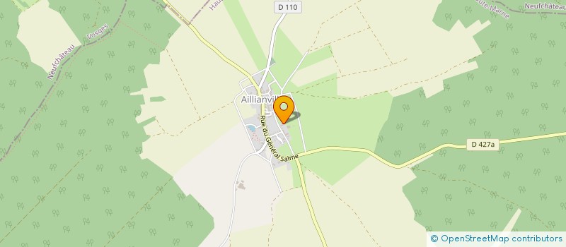 localisation de l'entreprise GV à AILLIANVILLE