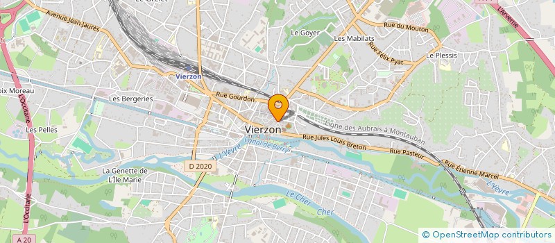 localisation de l'entreprise GV ALLIANCE  VIERZON