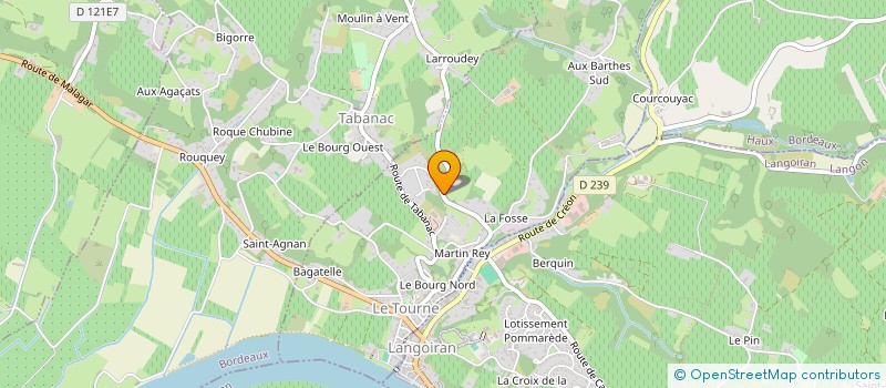 localisation de l'entreprise GV ASCT à LE TOURNE