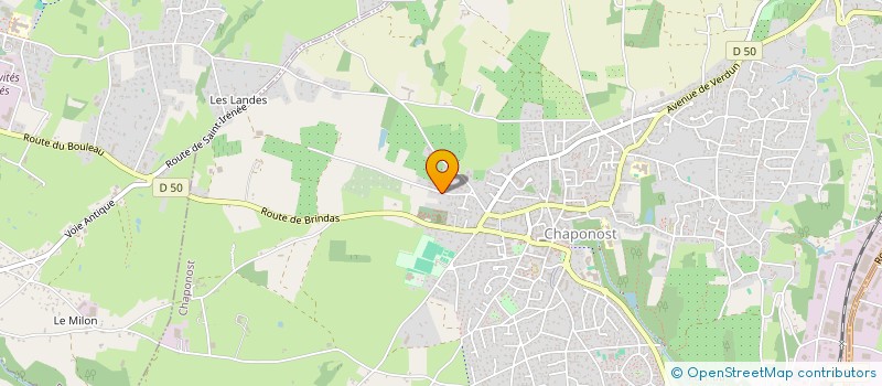 localisation de l'entreprise GV ASSUR CONSEIL  CHAPONOST