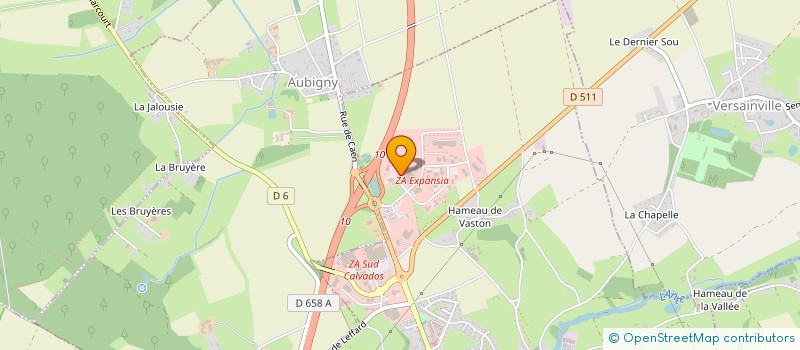 localisation de l'entreprise GV AUTOMOBILES  FALAISE