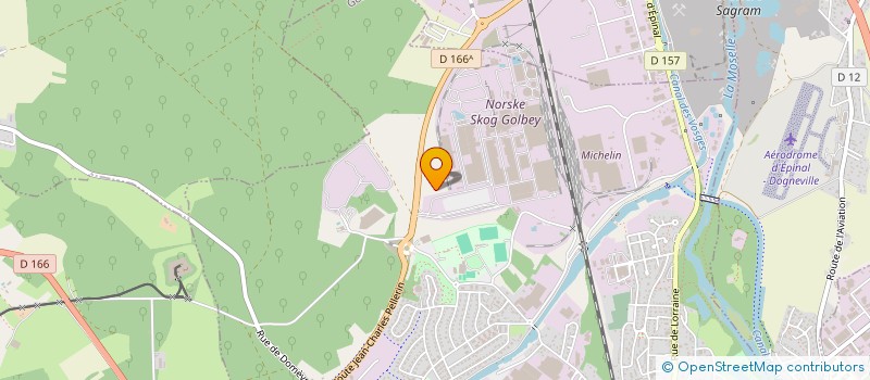 localisation de l'entreprise GV BOIS  GOLBEY