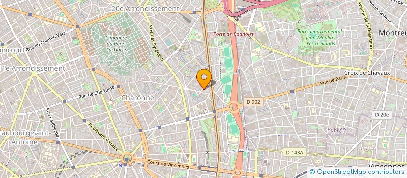 localisation de l'entreprise GV-CMS  PARIS