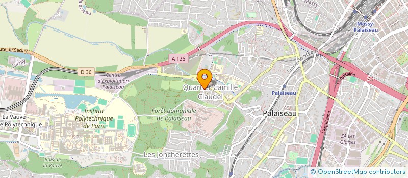 localisation de l'entreprise GV CONSULTING à ORSAY