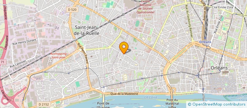 localisation de l'entreprise GV DEVELOPPEMENT ET PARTICIPATIONS à ORLEANS