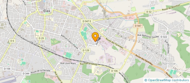 localisation de l'entreprise GV DYNAMIC BORDA à DAX