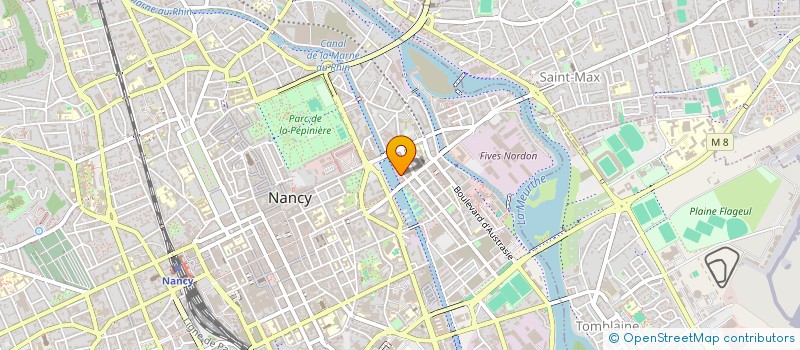 localisation de l'entreprise GV ENERGIES à NANCY