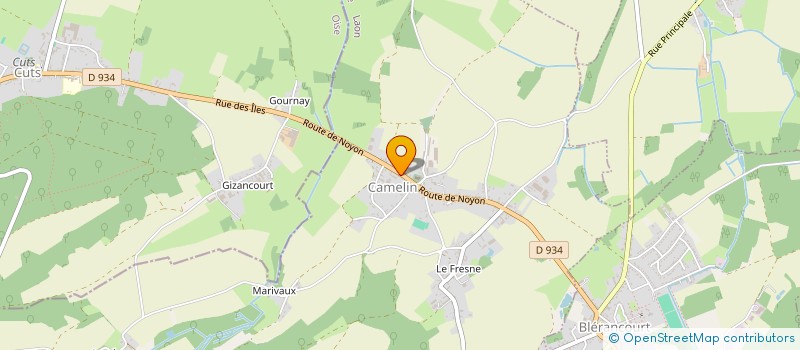 localisation de l'entreprise GV EXPANSION à CAMELIN