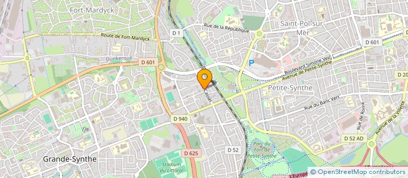 localisation de l'entreprise GV FRUITS à DUNKERQUE