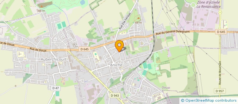 localisation de l'entreprise GV HOLDINGS CORP  ANICHE