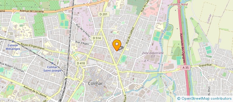 localisation de l'entreprise GV HOUSSEN (GVH)  COLMAR