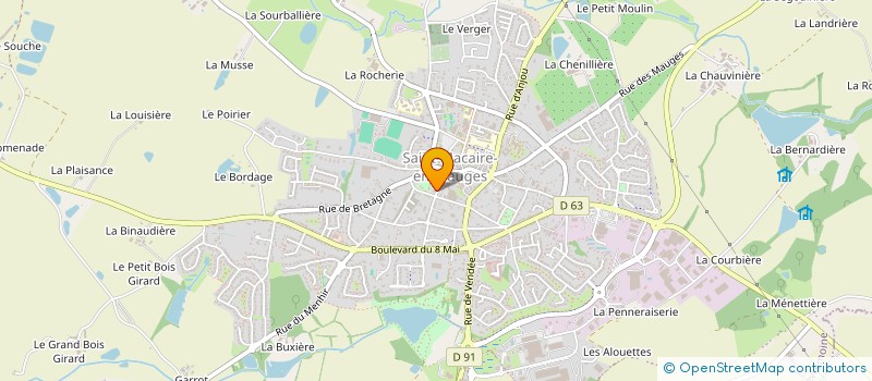 localisation de l'entreprise GV IMMO à SEVREMOINE