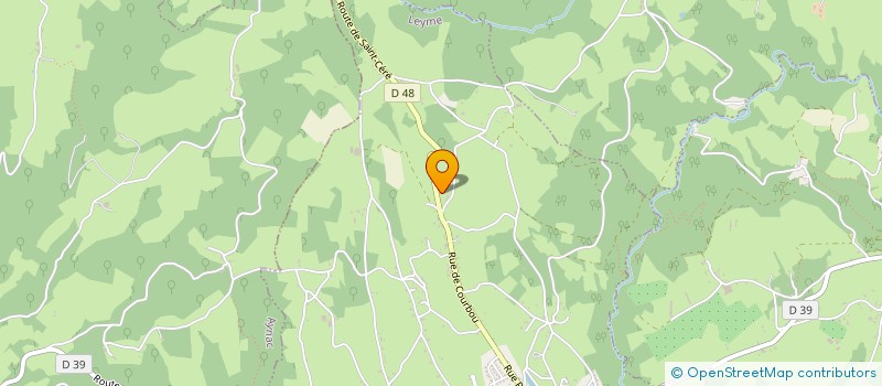 localisation de l'entreprise GV IMMO  LEYME