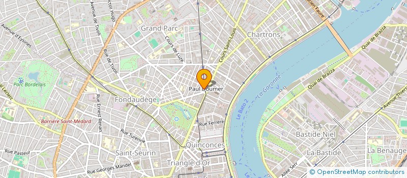 localisation de l'entreprise GV INVEST  BORDEAUX