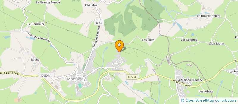 localisation de l'entreprise GV INVEST  MONTAGNY