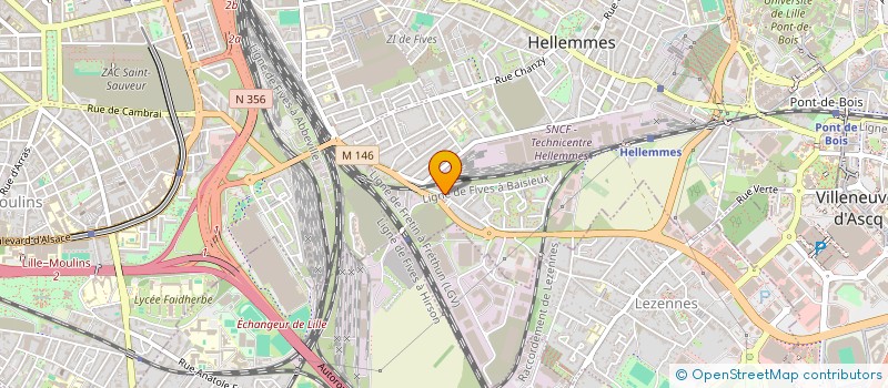 localisation de l'entreprise GV JARDIN SERVICES  LILLE