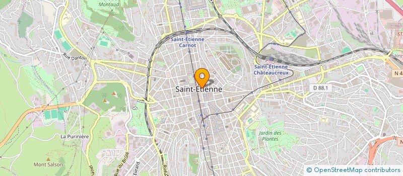 localisation de l'entreprise GV MPL  SAINT-ETIENNE