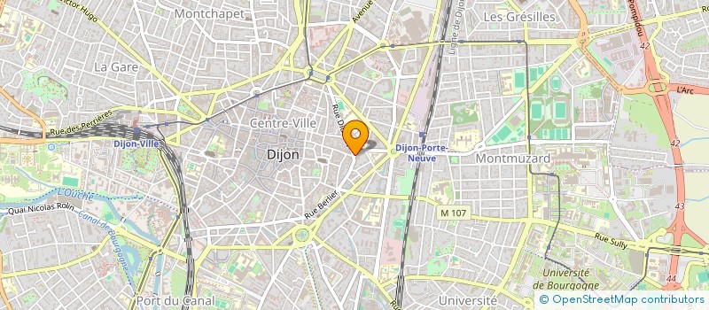 localisation de l'entreprise GV PLUS à DIJON