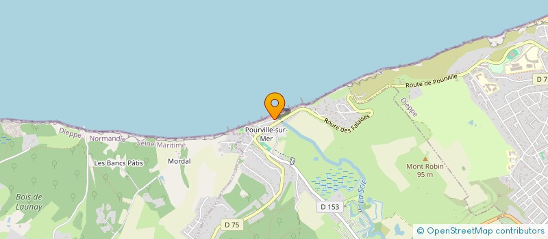 localisation de l'entreprise GV POURVILLE  HAUTOT-SUR-MER