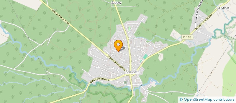 localisation de l'entreprise GV SAUCATAISE  SAUCATS