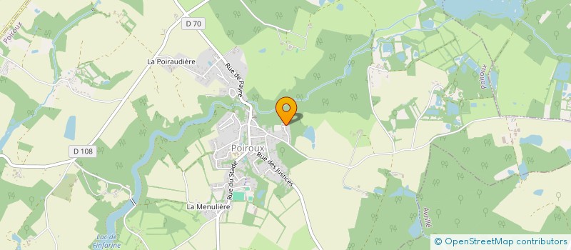 localisation de l'entreprise GV SERVICES  POIROUX