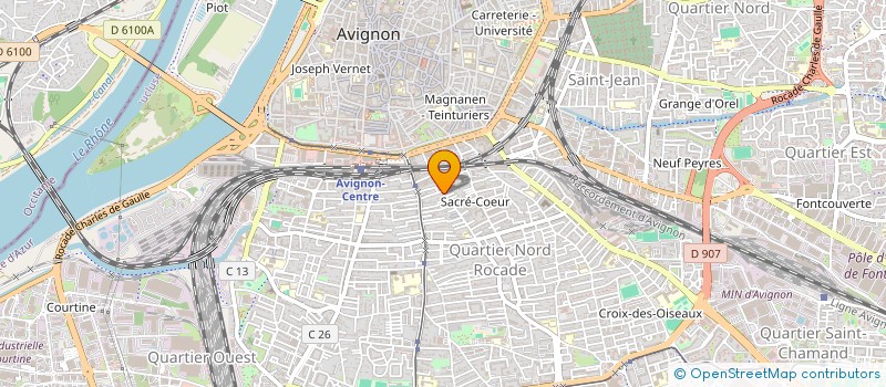 localisation de l'entreprise GV SPORT'TIME à AVIGNON