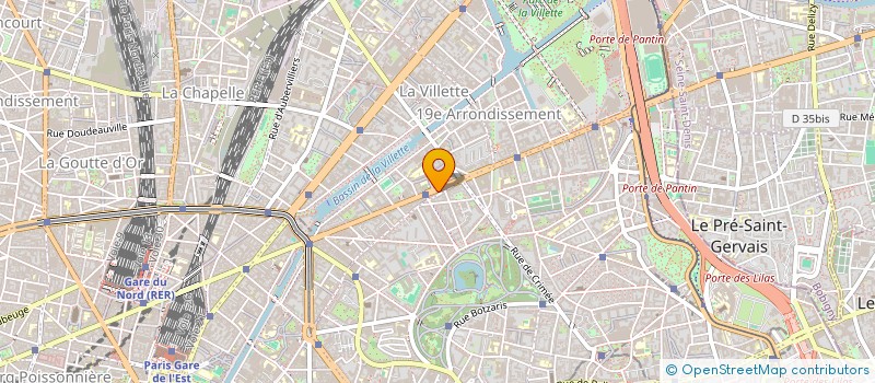 localisation de l'entreprise GV SUPERMARCHE  PARIS