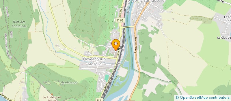 localisation de l'entreprise GV TRANS  NOVEANT-SUR-MOSELLE