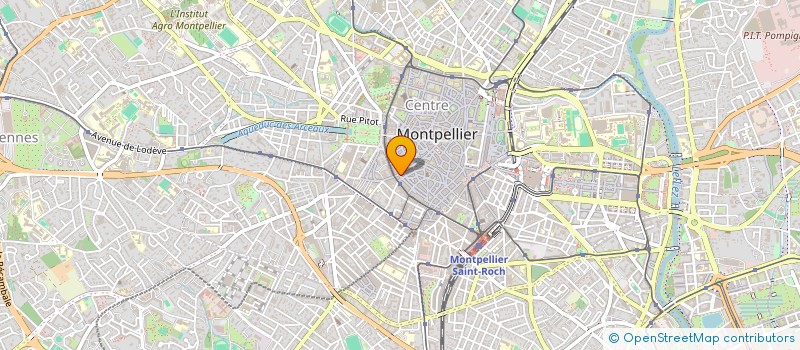 localisation de l'entreprise GV1 à MONTPELLIER