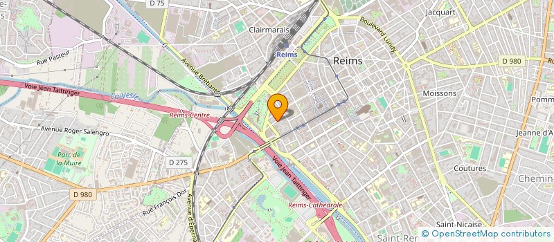 localisation de l'entreprise GV2  REIMS