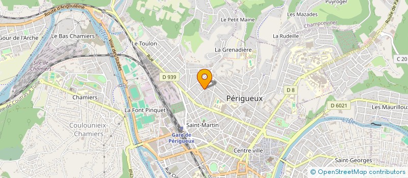 localisation de l'entreprise GVA à PERIGUEUX