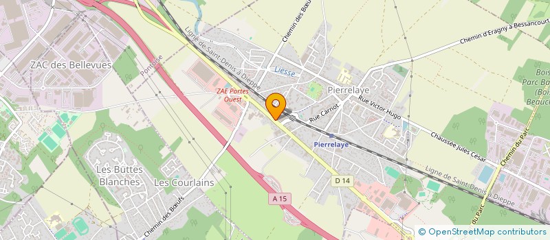 localisation de l'entreprise GVA à SAINT-OUEN-SUR-SEINE