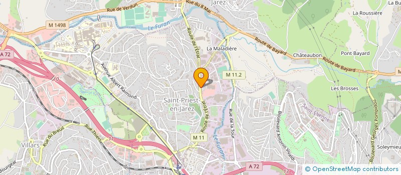 localisation de l'entreprise GVA BYMYCAR LOIRE  SAINT-PRIEST-EN-JAREZ