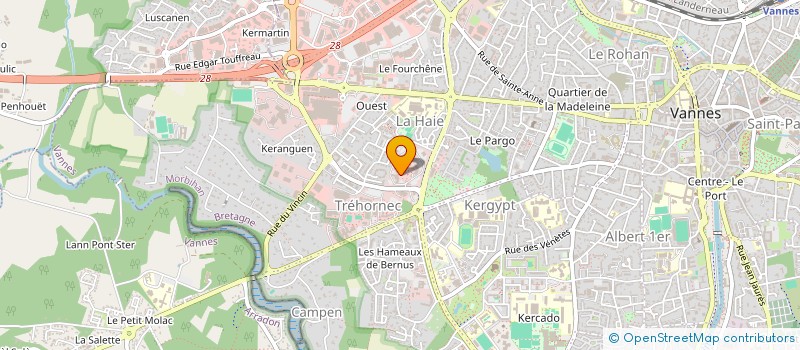 localisation de l'entreprise GVA DE GRAMP CHAMP à VANNES