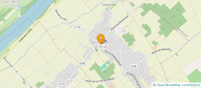 localisation de l'entreprise GVA REGION VALLEE MOYENNE DE LA LOIRE à HUISSEAU-SUR-COSSON