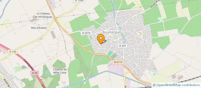 localisation de l'entreprise GVASS RENO  BOUILLARGUES