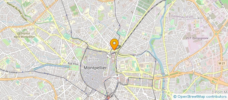 localisation de l'entreprise GVB IMMOBILIER à MONTPELLIER