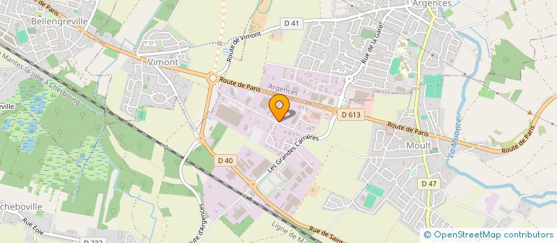 localisation de l'entreprise GVB INVESTISSEMENTS à MOULT-CHICHEBOVILLE