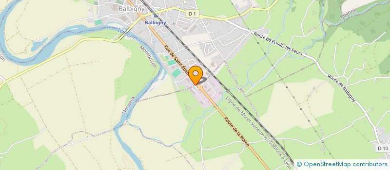 localisation de l'entreprise GVBAT  BALBIGNY