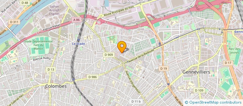 localisation de l'entreprise GVC  ASNIERES-SUR-SEINE