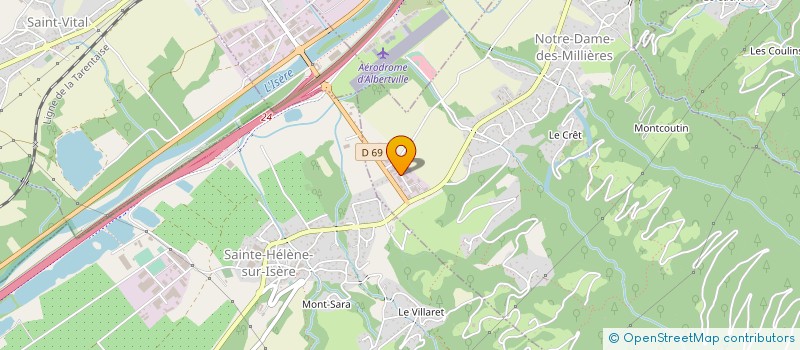 localisation de l'entreprise GVC ENTREPRISES à NOTRE-DAME-DES-MILLIERES