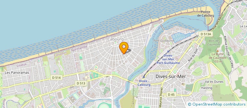 localisation de l'entreprise GVCABOURG  CABOURG