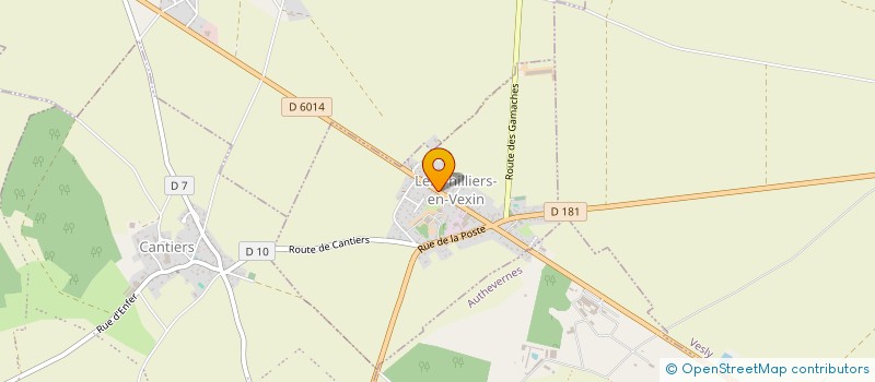 localisation de l'entreprise GVD  LES THILLIERS-EN-VEXIN