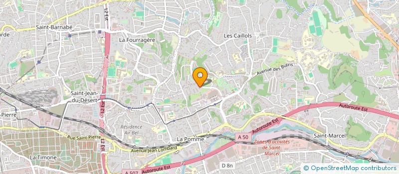 localisation de l'entreprise GVE  MARSEILLE
