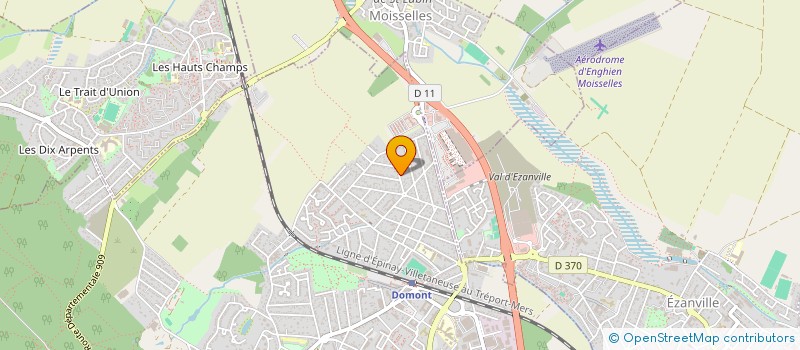 localisation de l'entreprise GVEVENTS  DOMONT