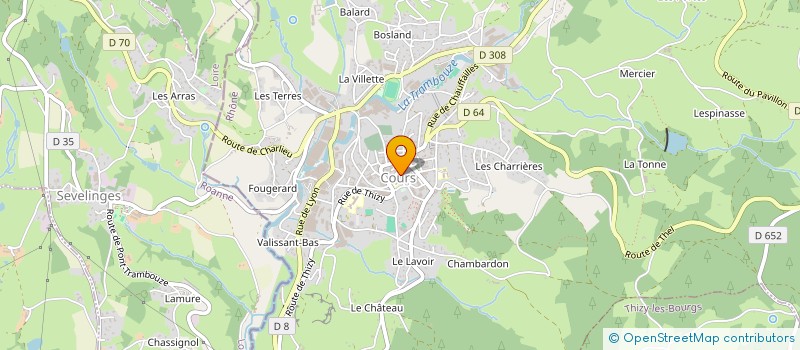 localisation de l'entreprise GVGM COURS  COURS