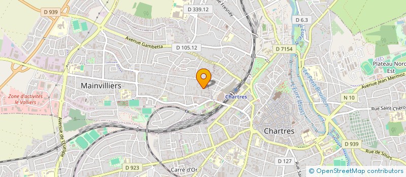 localisation de l'entreprise GVH à MAINVILLIERS