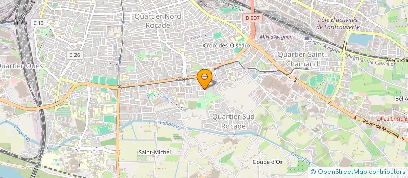 localisation de l'entreprise GVH383  AVIGNON