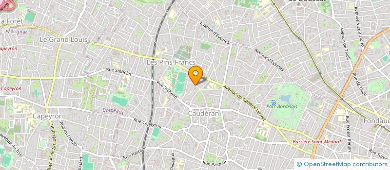 localisation de l'entreprise GVI  BORDEAUX