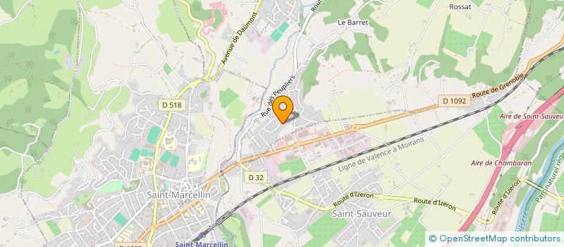 localisation de l'entreprise GVI IMMOBILIER  SAINT-VERAND